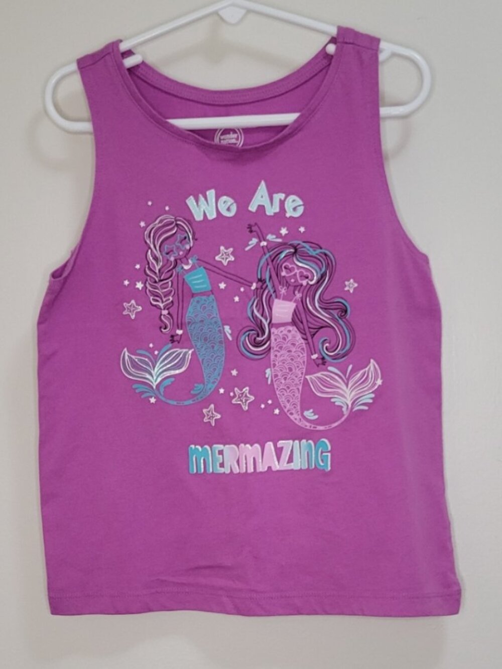 Wonder Nation girls mermaid tank top